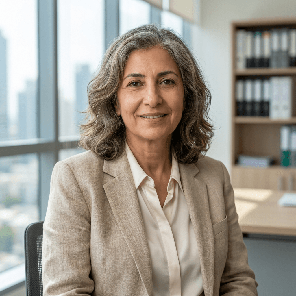 Maria Gonzalez with solar charge controller installation